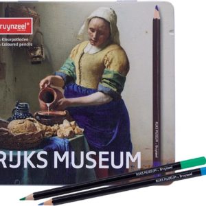 Box 24 kleurpotloden ”het Melkmeisje” Rijksmuseum