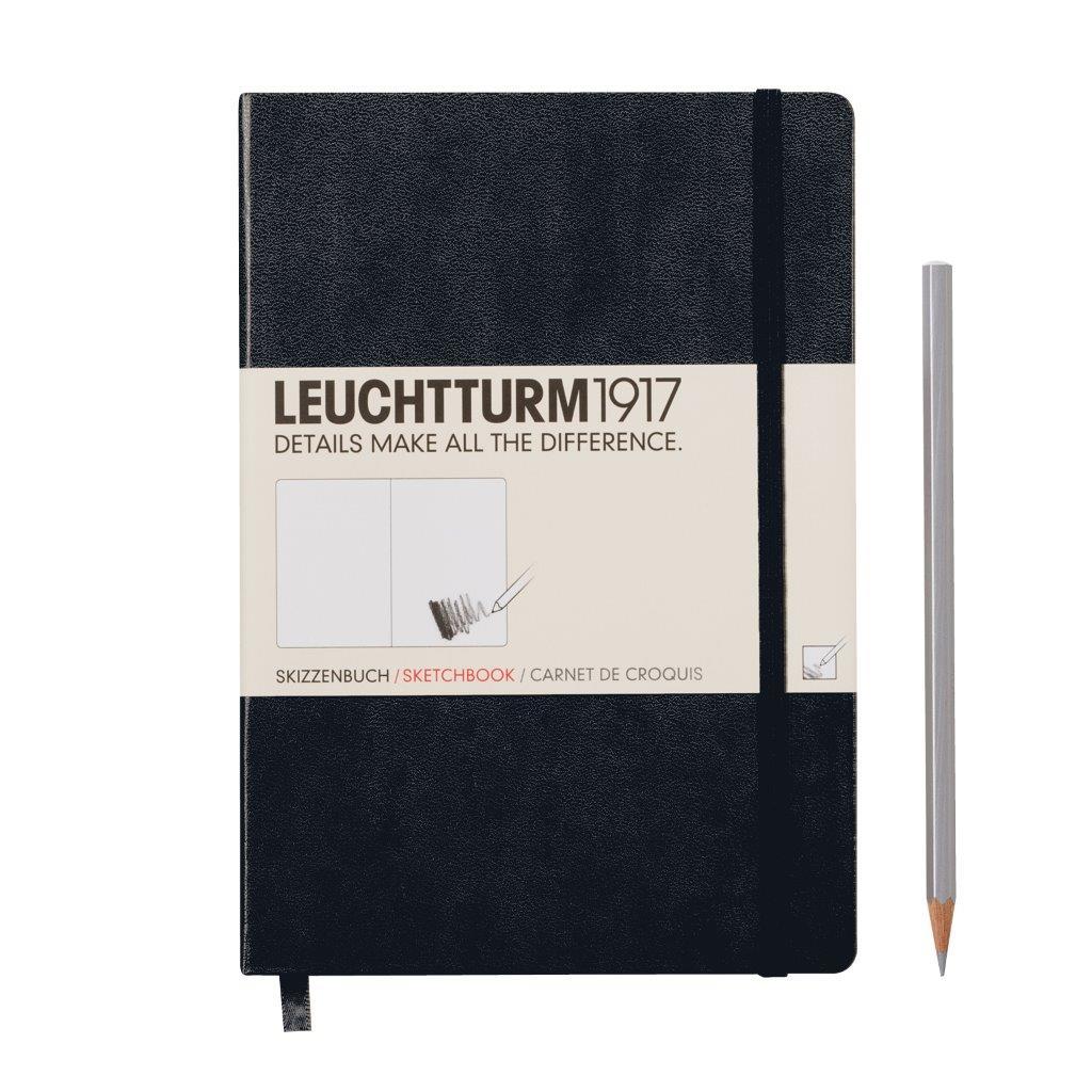 Black, Sketchbook Medium (A5)