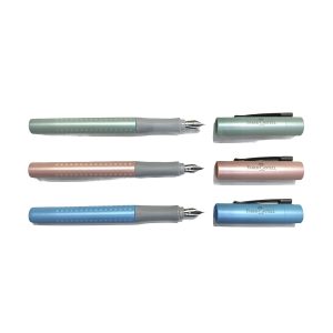 Vulpen Maat F Faber Castell Grip Edition Metallic – keuze uit 3 kleuren