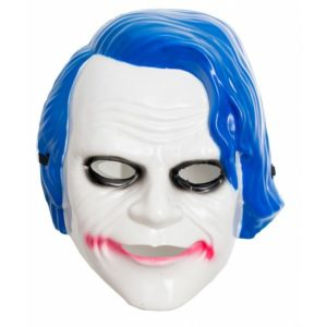 Joker Masker Blauw Plastic / One-size
