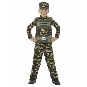 Camouflage Militair Leger Kostuum Kinderen