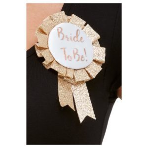 Rozet / Button Bride to Be!