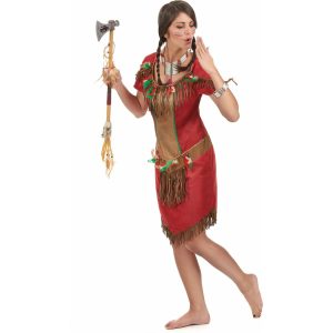 Indiaan Kostuum Dames Red Hawk