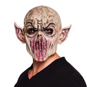Latex hoofdmasker Alien Monster