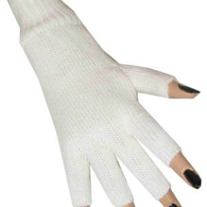 Vingerloze Handschoen Wit