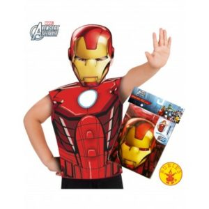 Marvel Iron Man Shirt & Kartonnen Masker 3-6 Jaar
