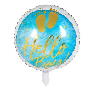 Folieballon ‘Hello Boy!’ (45 cm)