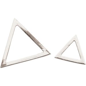 Hanger driehoek zilver