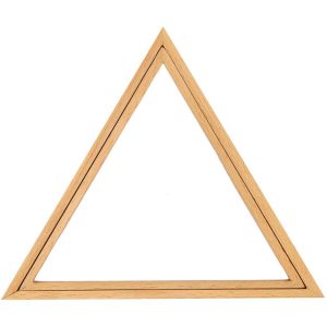 Borduurring/ driehoek 27,7×24 cm
