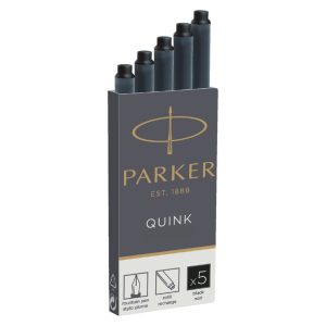 Inktpatroon Parker Quink permanent zwart