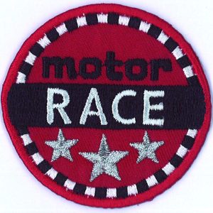 Applicatie Moter Race 60x60mm (krt)
