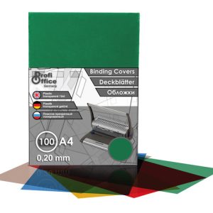 Schutbladen Mica ProfiOffice A4 200 micron transparant groen