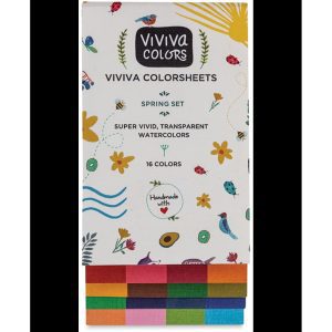 Viviva Colors Aquarelkleurvellen 16 Kleuren Voorjaar Set