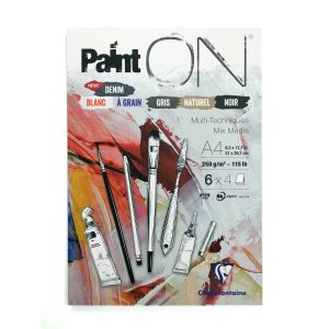 Paint’ON 115lb n°6 assorted pad 24 sheets A4/8.3×11.7′