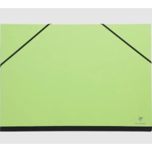 Art Folder with elastic 52x72cm Green