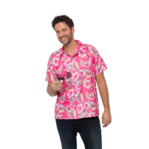 Hawai shirt Deluxe Pink  – M