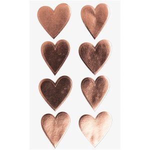 Stickers hart rosé-goud