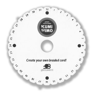 Kumihimo Disc Rond 32gat 15cm (krt*