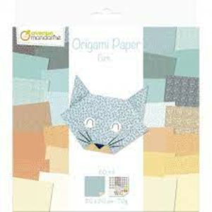Origami vouwpapier 20x20cm Furs