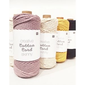 Rico Creative Cotton Cord Skinny Macrame Garen – keuze uit 7 kleuren