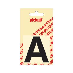 Pickup Helvetica 60mm Zwart Letter en Cijfer-stickers – keuze uit 36 soorten
