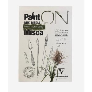 Paint On Misca Mixed Media Papierblok Multi-Technieken A3 250gr. 15vel.