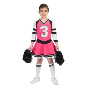 Cheerfull Cheerleader Roze Meiden