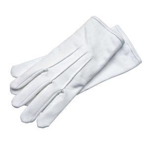 Witte handschoenen katoen, Wit, Betere vorm en kwaliteit acc5
