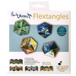 Fridolin Flextangles 4x Papieren 3D Vouwmmodellen Claude Monet