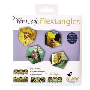 Fridolin Flextangles 4x Papieren 3D Vouwmmodellen Vincent Van Gogh