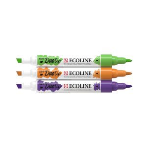 Duotip Ecoline markers secundaire set | 3 kleuren
