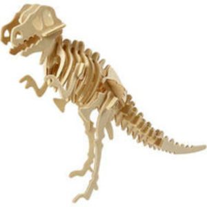 Houten 3D Puzzel dinosaurus