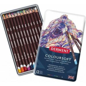 Derwent Coloursoft Blik 12 potloden