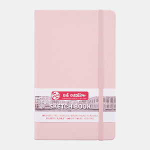 Talens Art Creation Schetsboek Pastel Roze 13 x 21 cm 140 g 80 Vellen
