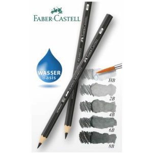 Faber Castell Aquarel Grafietpotlood – keuze uit 5 maten