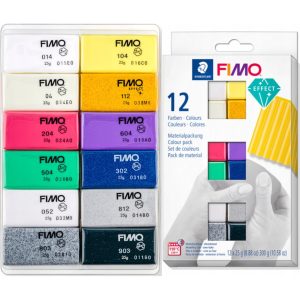 Fimo Effect Klei set – colour pack 12 st