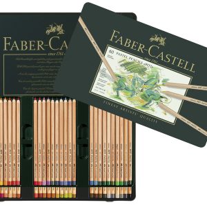 Pastelpotlood Faber-Castell Pitt metalen etui a 60 stuks