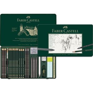 Grafietset Faber-Castell Pitt 26-delig
