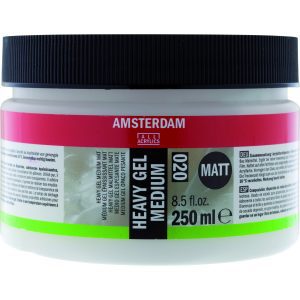 Amsterdam Heavy Gel Medium Mat 020 Pot 250 ml