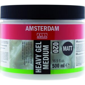 Amsterdam Heavy Gel Medium Mat 020 Pot 500 ml