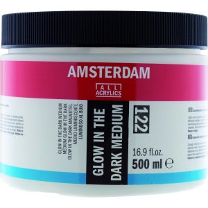Amsterdam Glow In The Dark Medium 122 Pot 500 ml