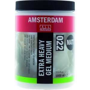 Amsterdam Extra Heavy Gel Medium Mat 022 Pot 1000 ml
