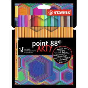 Stabilo Point 88 ARTY Fineliners 0,4mm 18st.