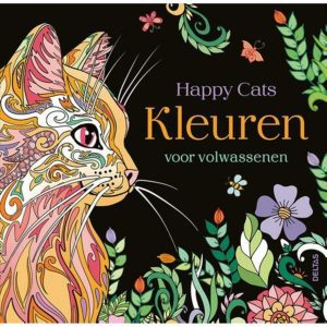 Happy Cats Kleuren Voor Volwassenen Kleurboek