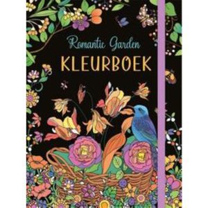 Romantic Garden kleurboekje A6 Harde Kaft En Elastiek