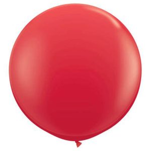 Latexballon Rood 90cm 1st.