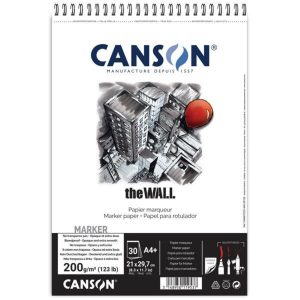 Canson The Wall Marker Papier 200gr A4+ 30 vel.