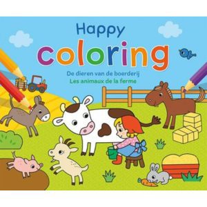 Happy Coloring Kleurboek – Dieren Van De Boerderij