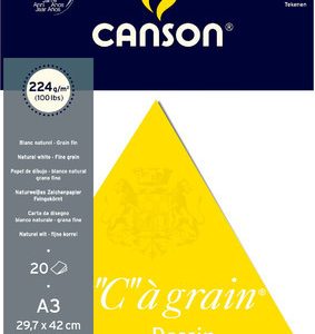 Canson ‘Cà Grain’ blok 224 grams A3 20 vel