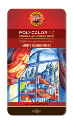 Polycolor Set 12 Kleuren